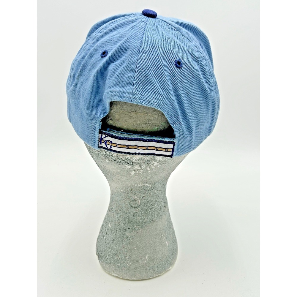 Kansas City Royals MLB '47 Adjustable Baseball Cap Hat KC Blue Vintage Style - Picture 7 of 14